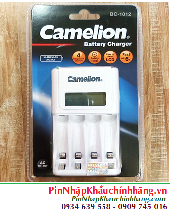 Camelion BC-1012, Máy sạc pin AA-AAA nhanh 6 giờ Camelion BC-1012 (04 khe, sạc 2-4 pin mỗi lần)